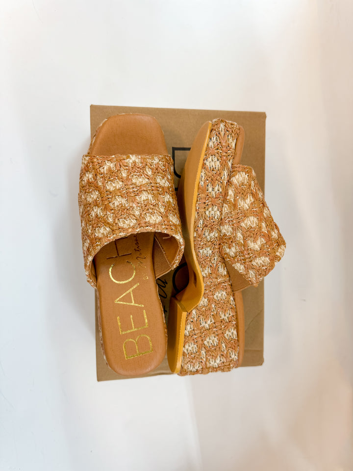Matisse | Cruz Multi-Color Platform Sandal in Tan - Giddy Up Glamour Boutique