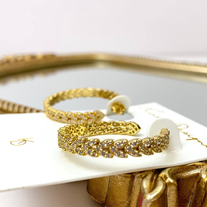 Kinsey Designs | Dottie Heart Hoop Earrings - Giddy Up Glamour Boutique