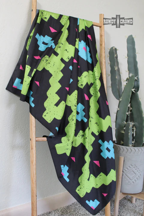 Calamity Jane Wild Rag in Black - Giddy Up Glamour Boutique