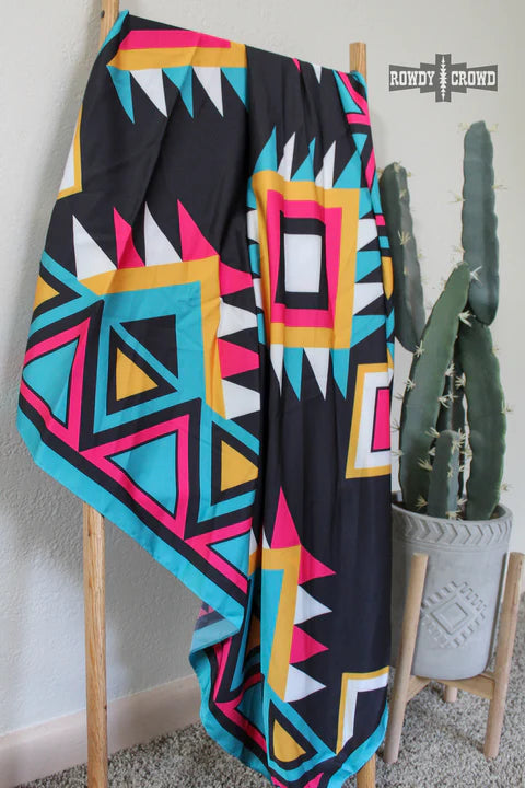 Rio Grande Wild Rag in Black - Giddy Up Glamour Boutique