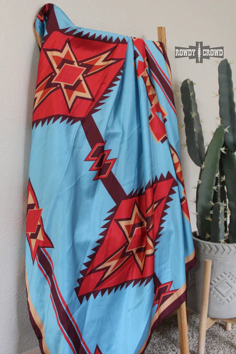 Waxahachie Wild Rag in Blue - Giddy Up Glamour Boutique