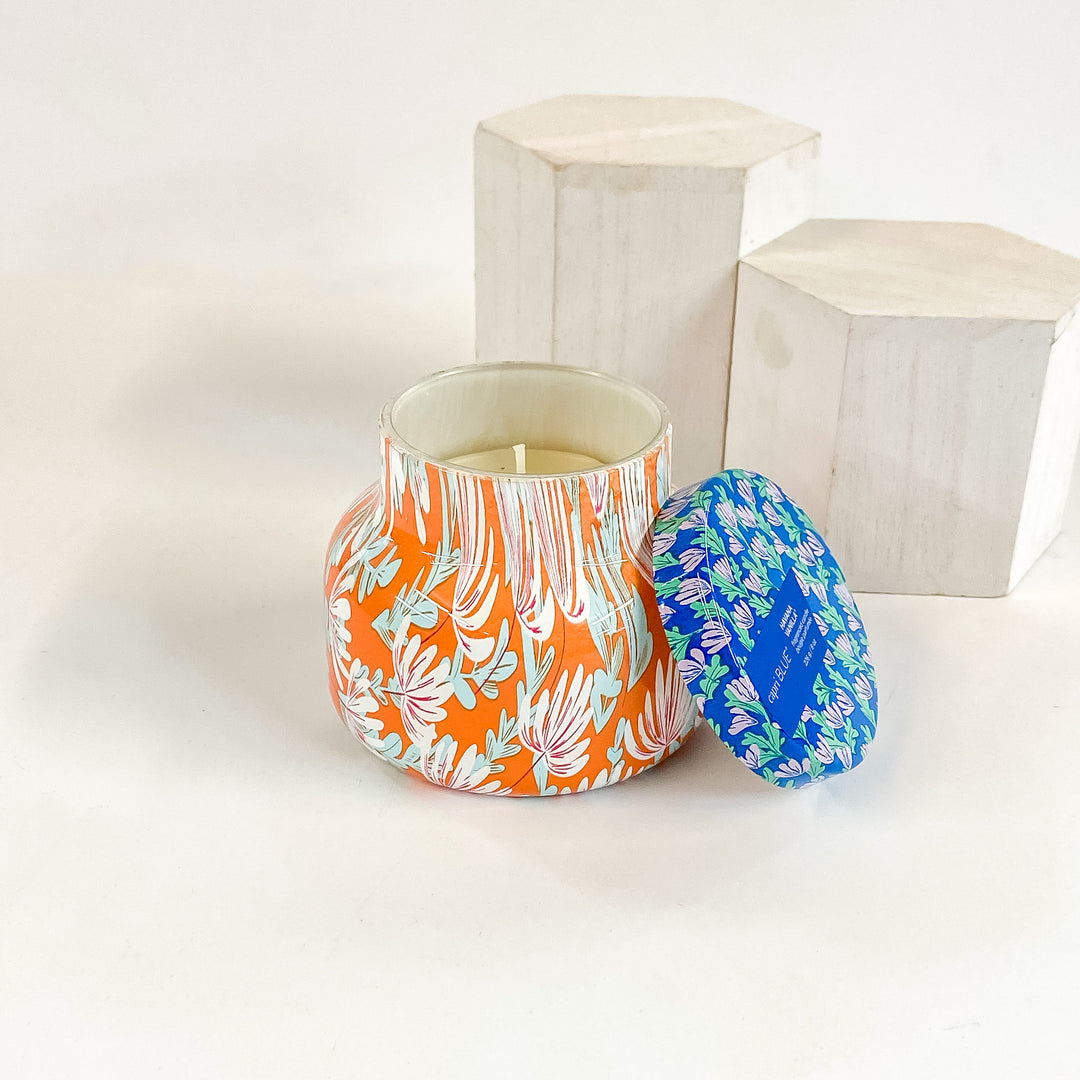 Capri Blue | 8 oz. Petite Jar Candle in Pattern Play Sign | Havana Vanilla - Giddy Up Glamour Boutique