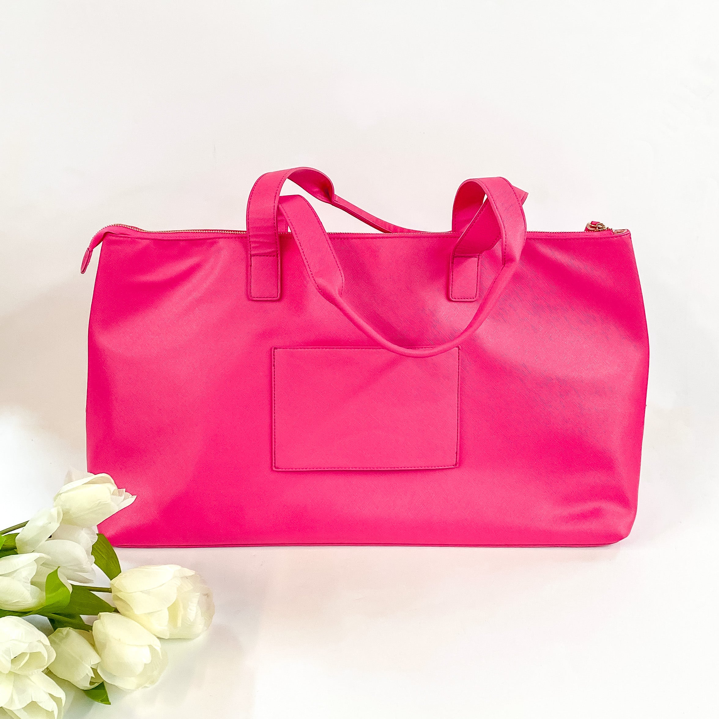 Hollis | Slumber Party Overnighter in Hot Pink - Giddy Up Glamour Boutique