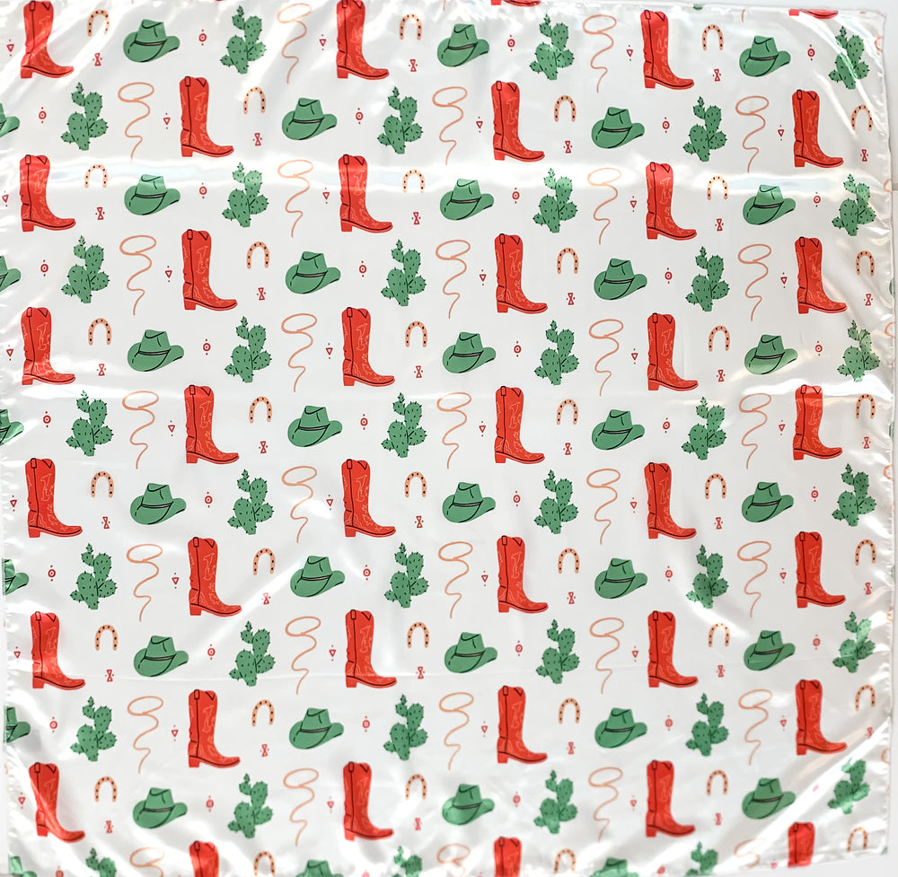 Boozy Boot Wild Rag - Giddy Up Glamour Boutique