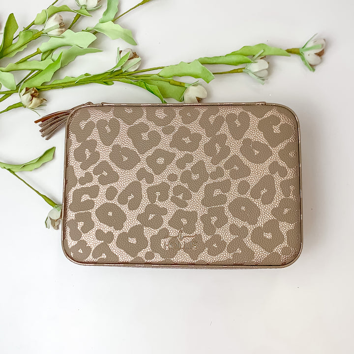 Hollis | Jewelry Organizer in Leopard - Giddy Up Glamour Boutique