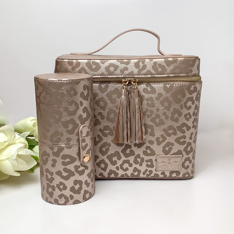 Hollis, Lux Weekender Bag in Leopard Default Title