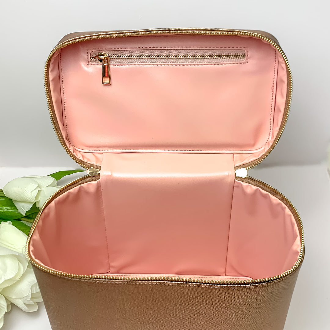 Hollis | Lux Bag in Metallic Mocha - Giddy Up Glamour Boutique