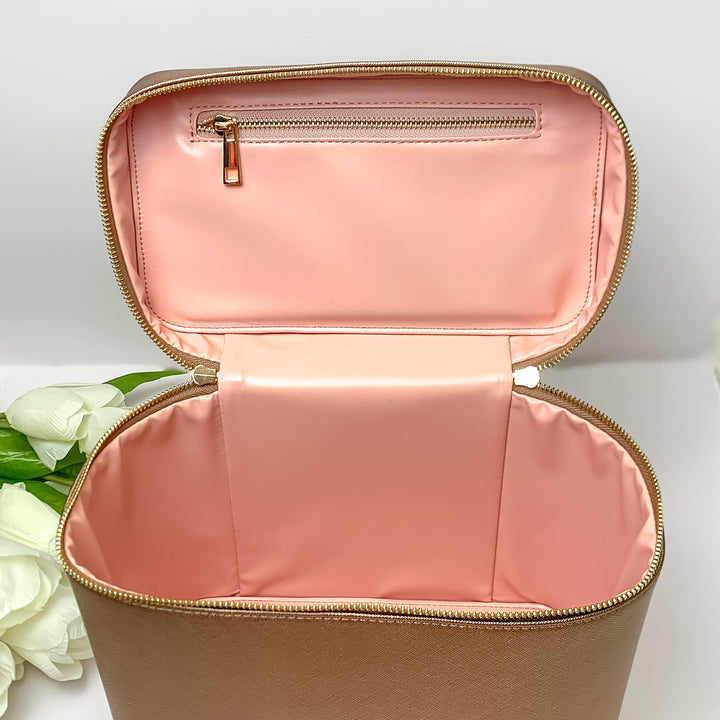 Hollis | Lux Bag in Metallic Mocha - Giddy Up Glamour Boutique