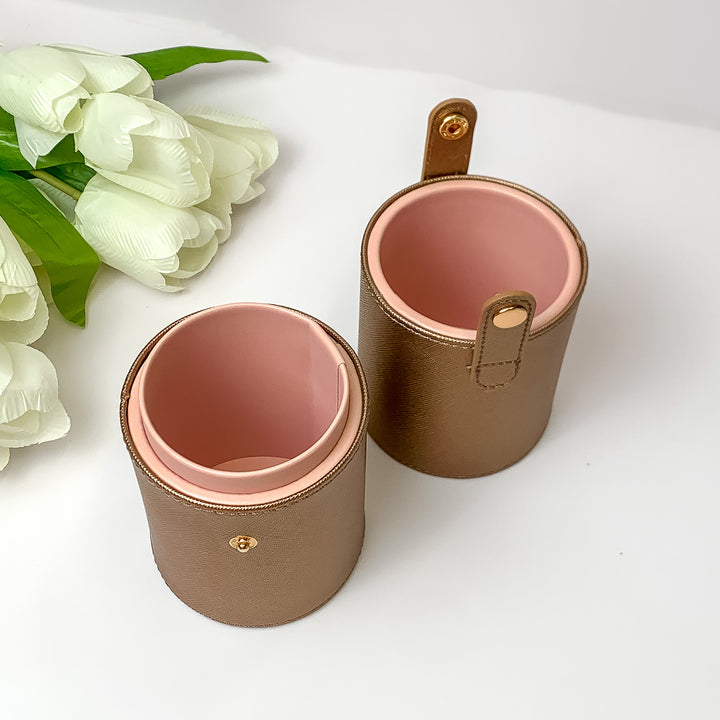 Hollis | Lux Bag in Metallic Mocha - Giddy Up Glamour Boutique