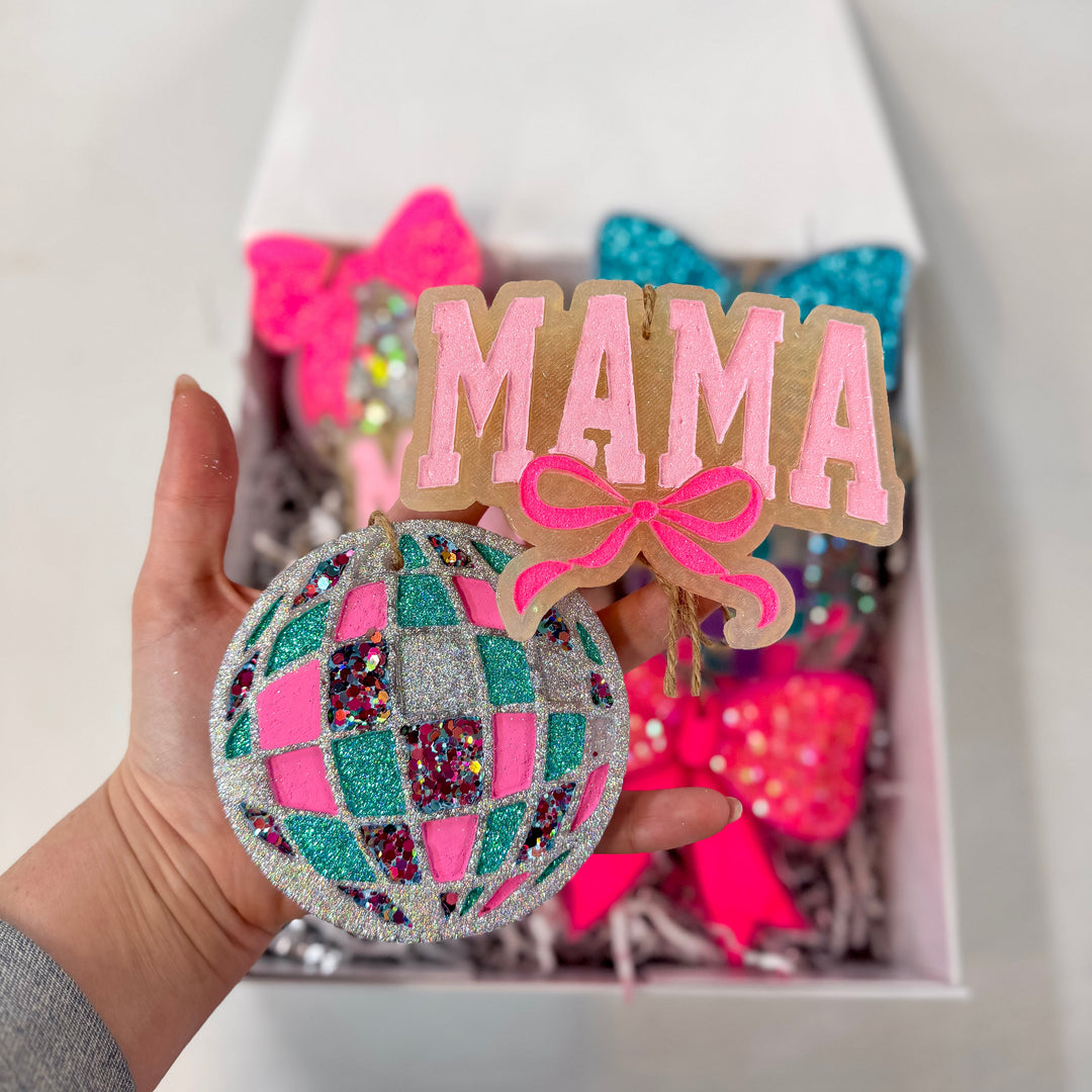 MAMA with Bow Car Freshie in Various Scents