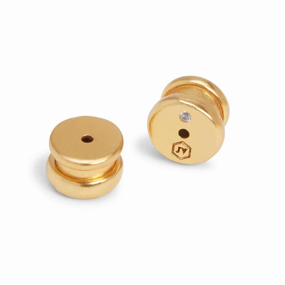 Julie Vos | Ivy Statement Earrings with Obsidian Black Crystals in Gold - Giddy Up Glamour Boutique