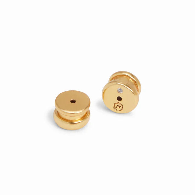 Julie Vos | Havana Medium Hoop Earrings in Gold - Giddy Up Glamour Boutique