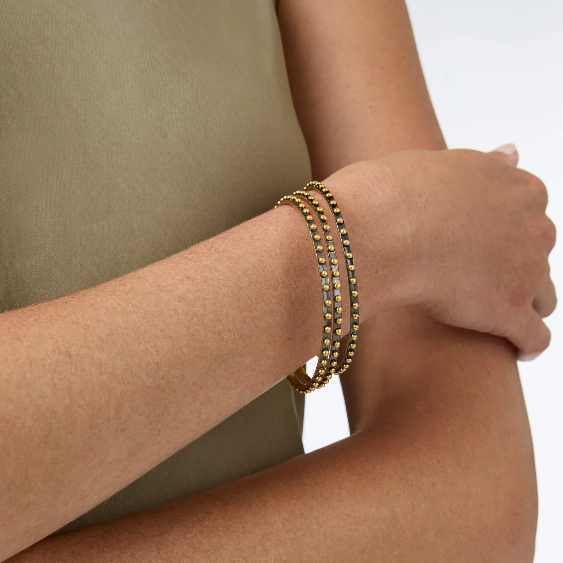 Julie Vos | SoHo Bangle in Mixed Metal - Giddy Up Glamour Boutique