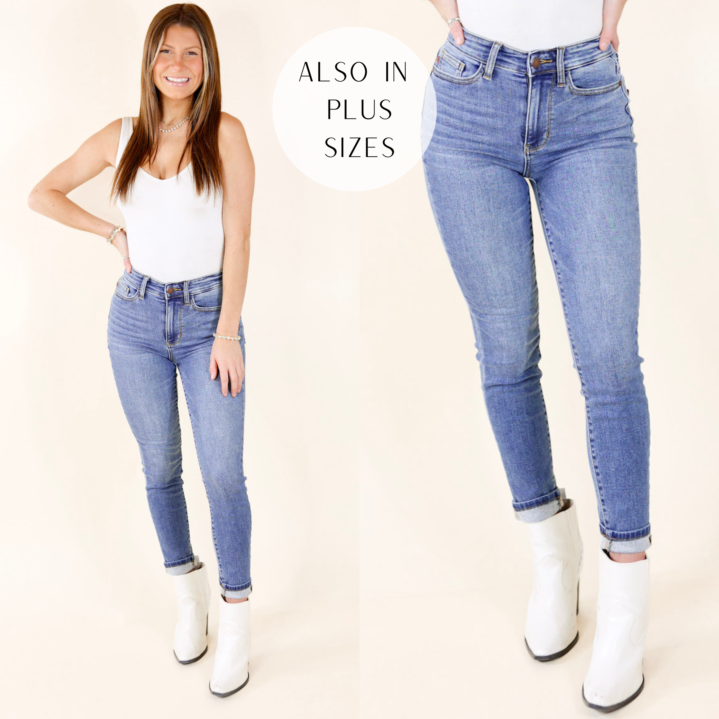 Sweet Look Women's Jeans · Missy Size · High Waist · Push Up