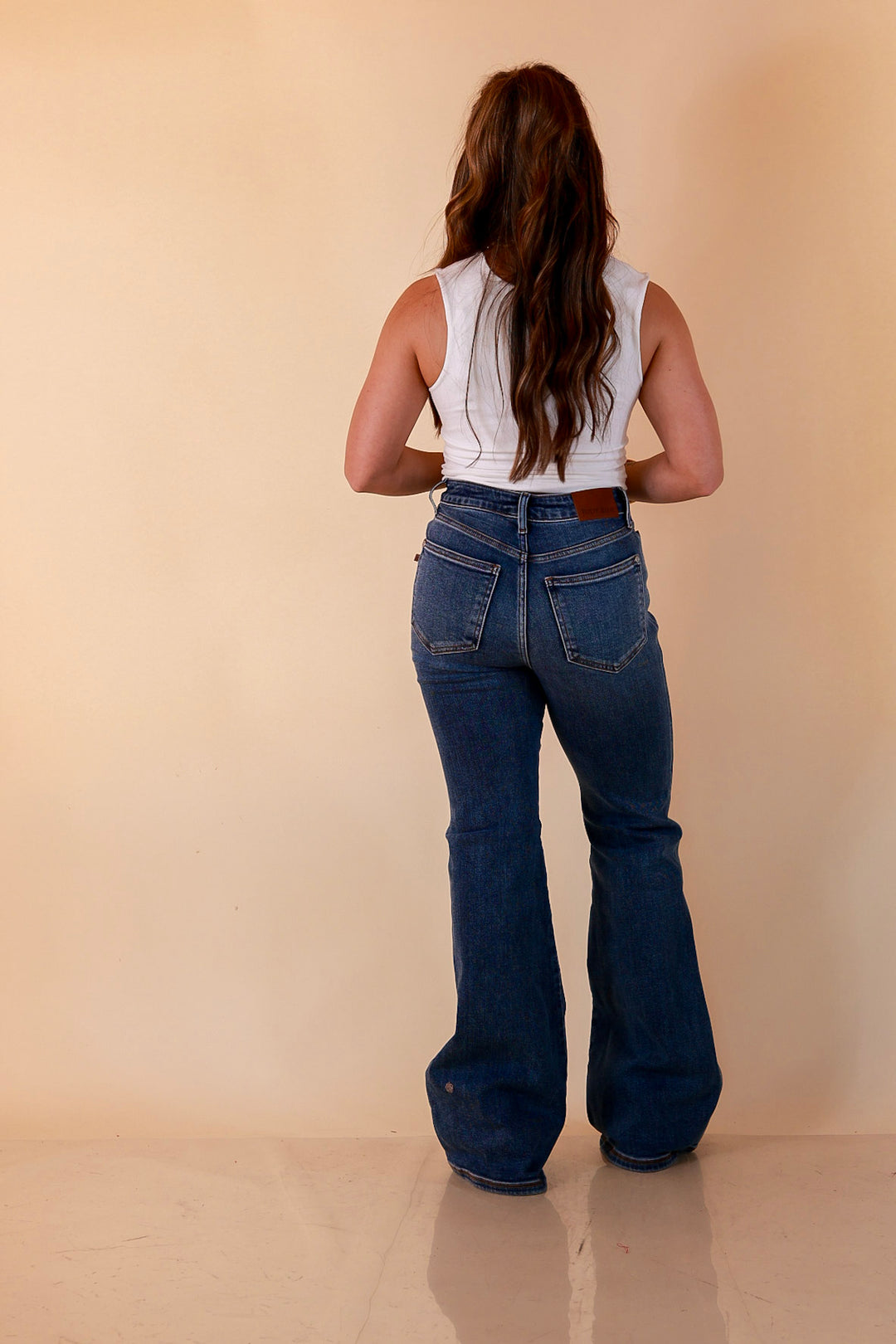 Judy Blue Good as Gold Flare Jeans in Medium Wash