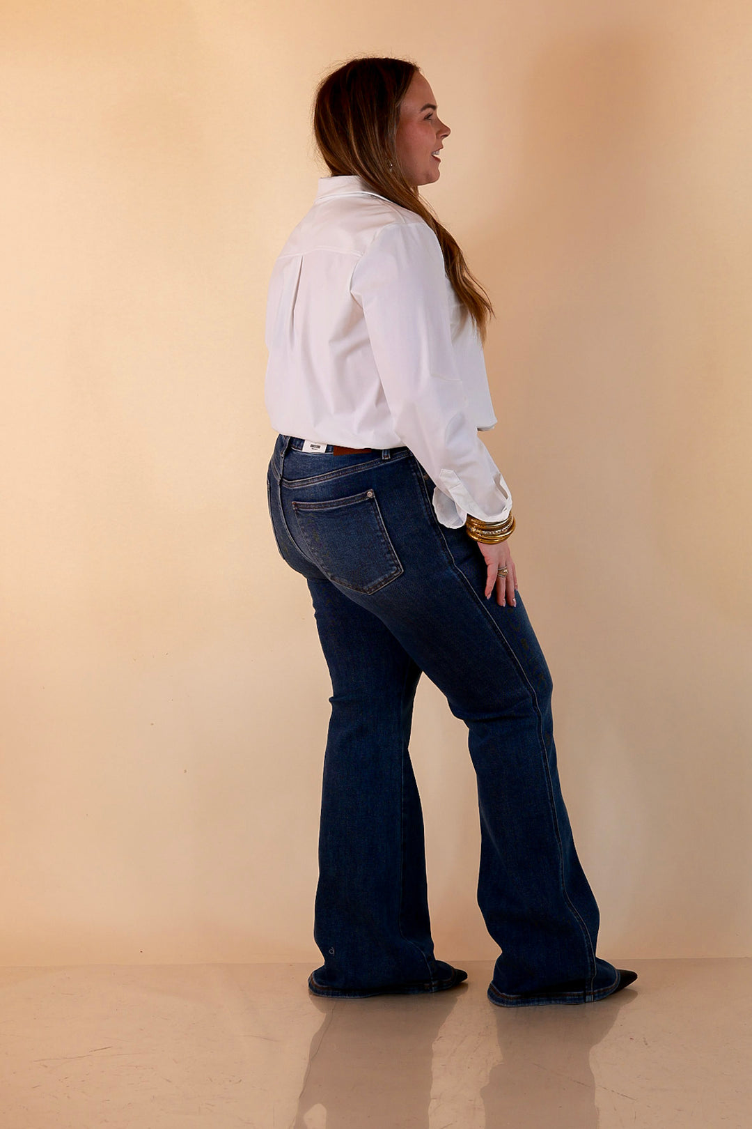 Judy Blue Good as Gold Flare Jeans in Medium Wash