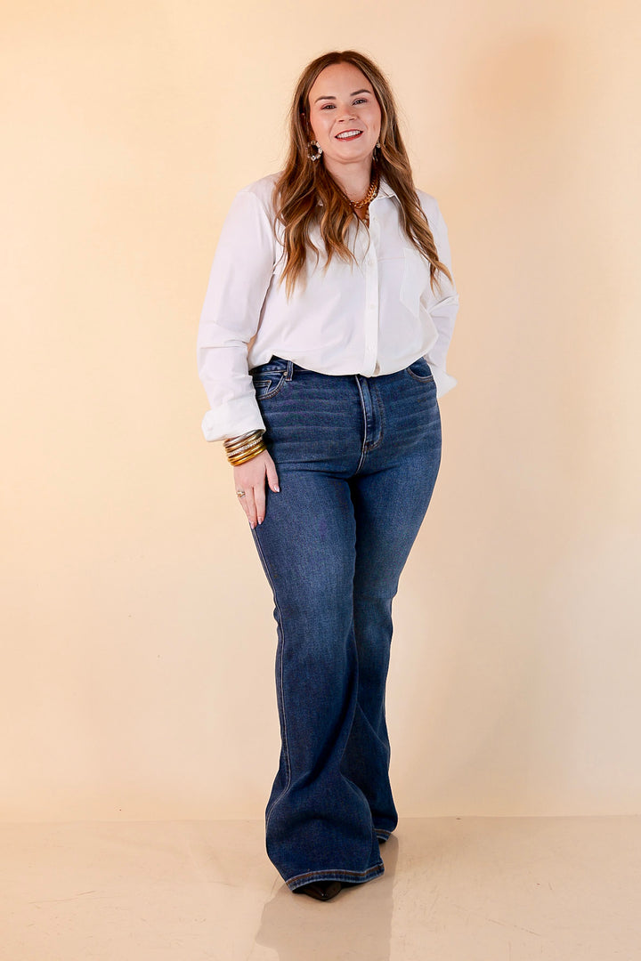 Judy Blue Good as Gold Flare Jeans in Medium Wash