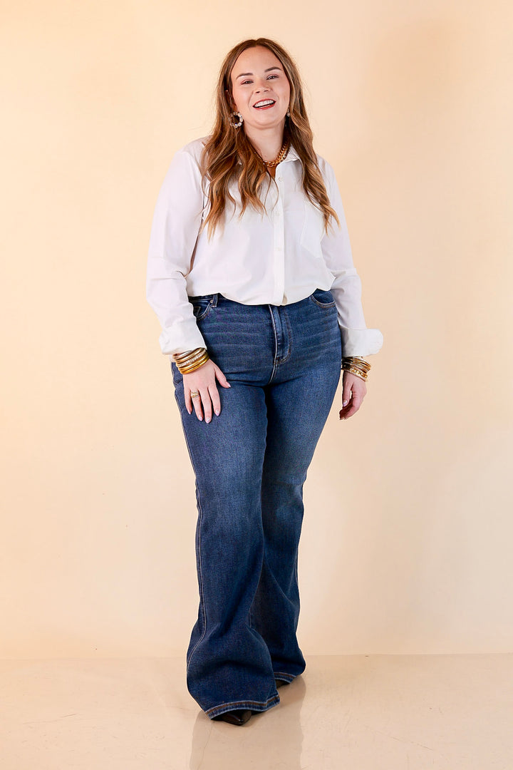 Judy Blue Good as Gold Flare Jeans in Medium Wash