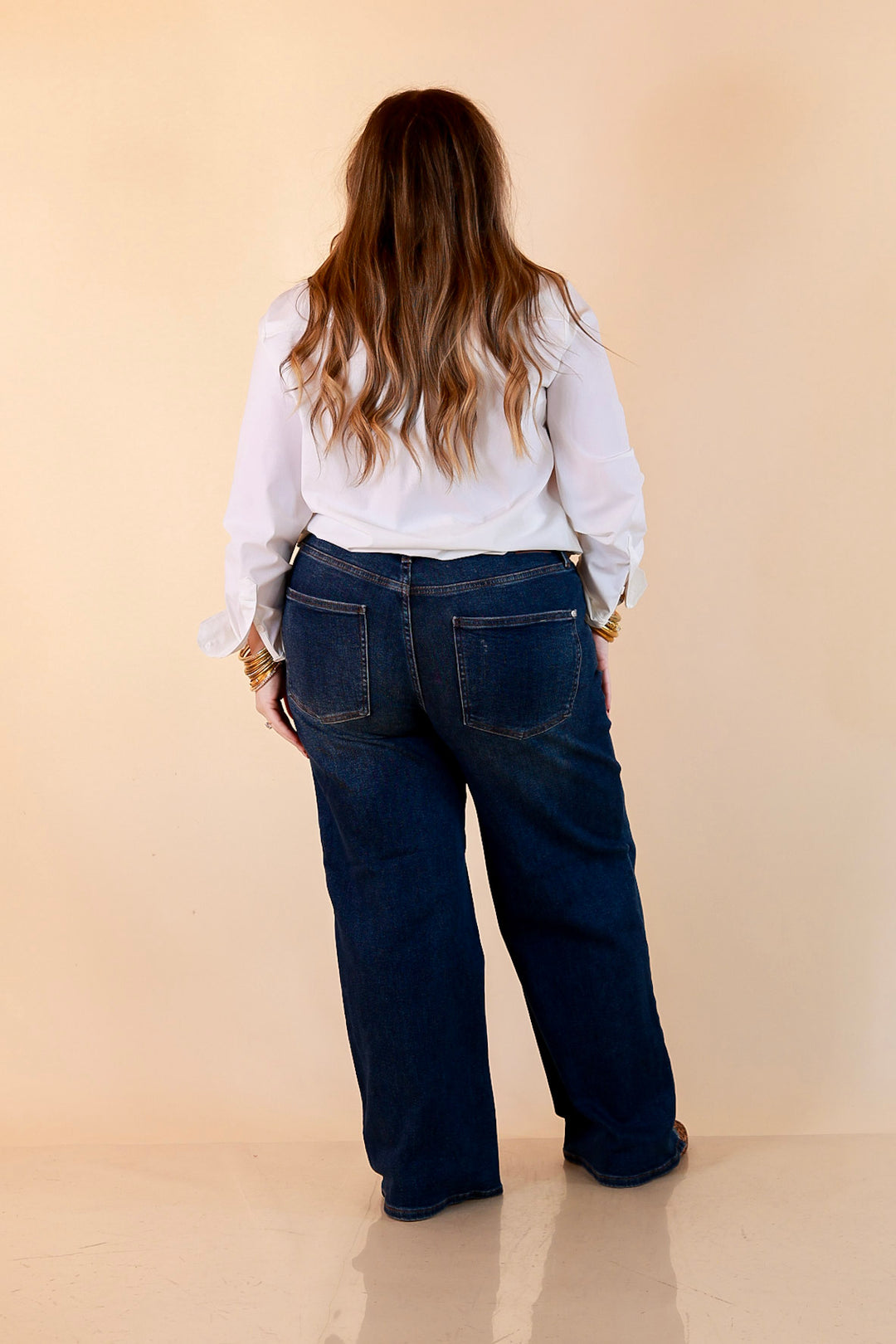 Judy Blue Just My Style Baggy Jeans in Dark Wash