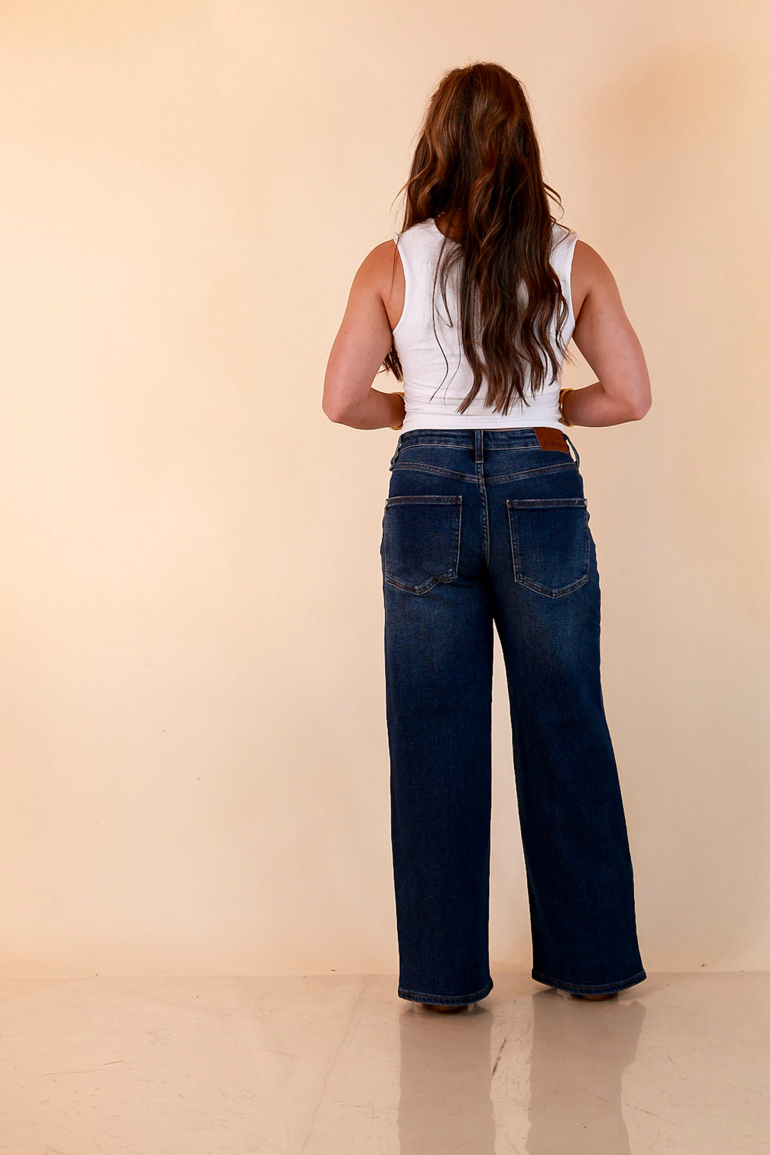 Judy Blue Just My Style Baggy Jeans in Dark Wash