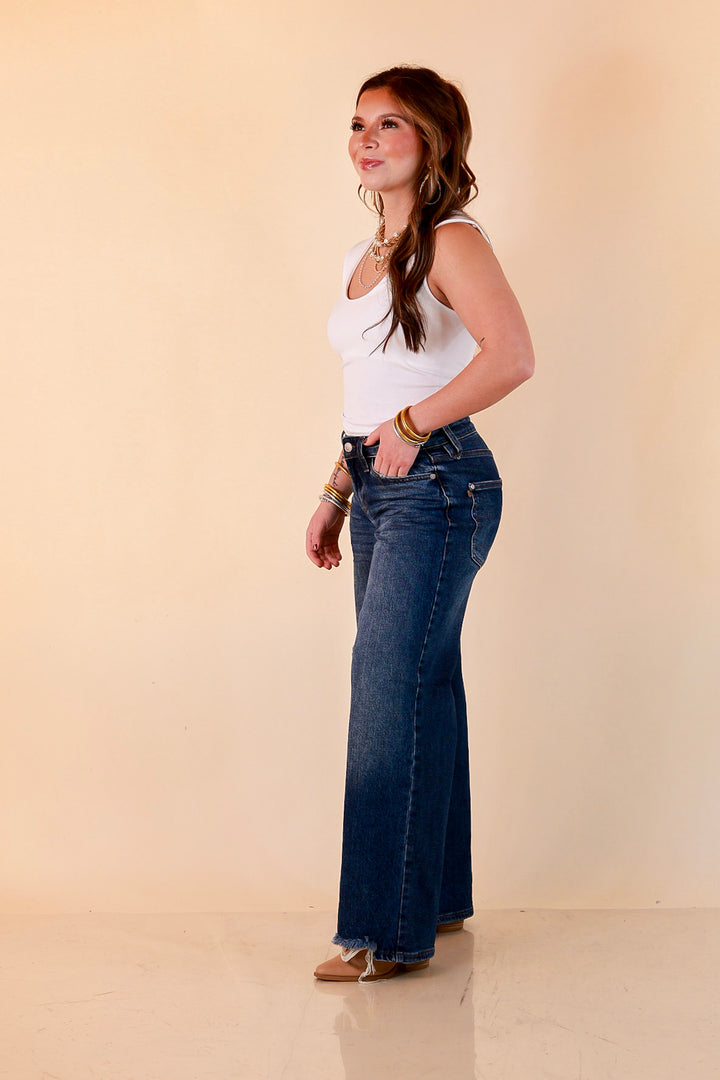 Judy Blue Just My Style Baggy Jeans in Dark Wash
