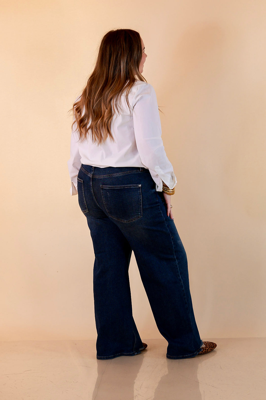 Judy Blue Just My Style Baggy Jeans in Dark Wash