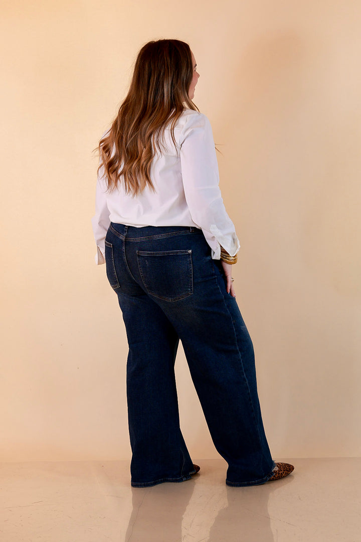 Judy Blue Just My Style Baggy Jeans in Dark Wash