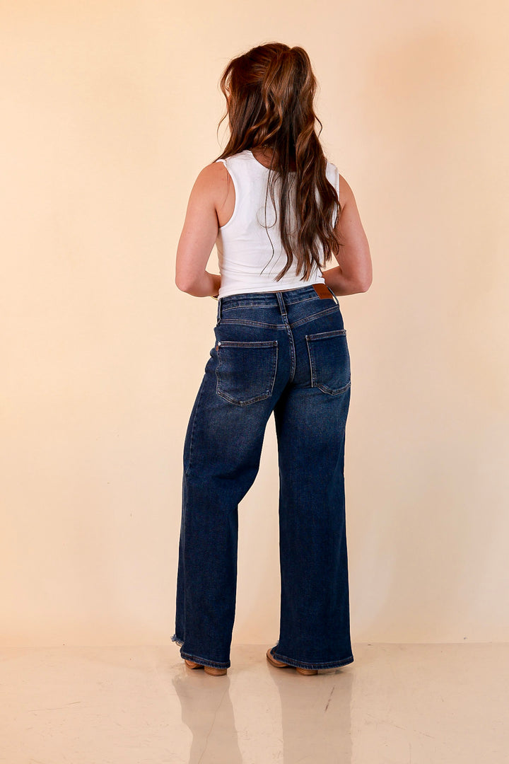 Judy Blue Just My Style Baggy Jeans in Dark Wash