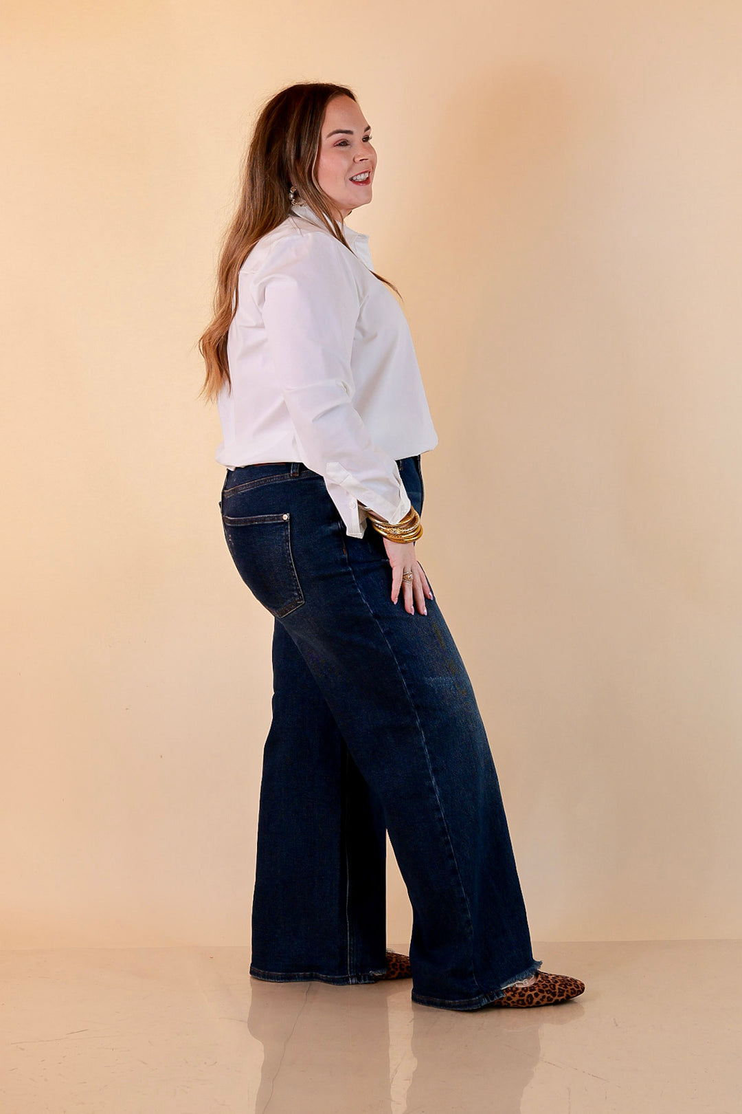 Judy Blue Just My Style Baggy Jeans in Dark Wash