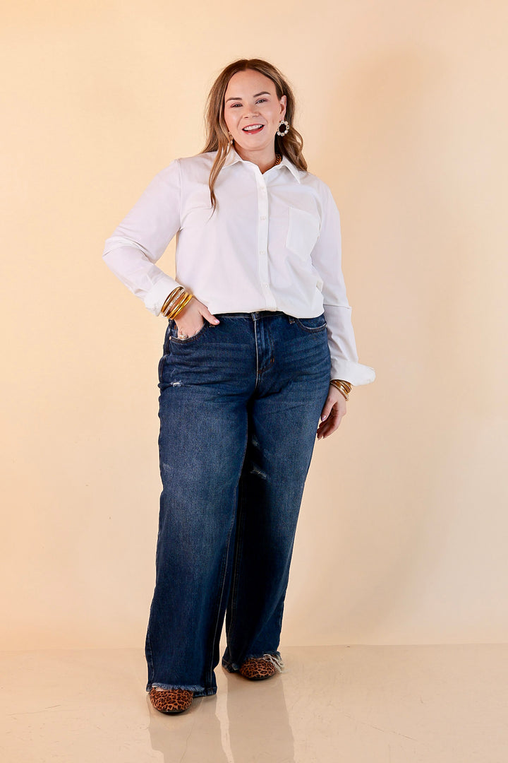 Judy Blue Just My Style Baggy Jeans in Dark Wash