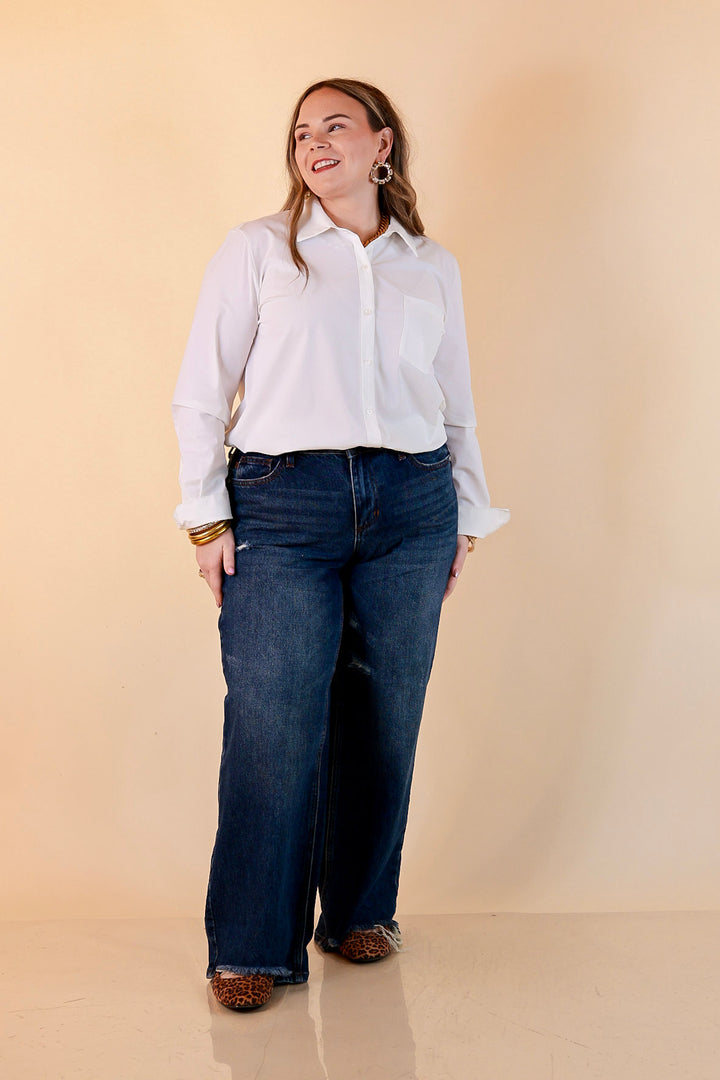 Judy Blue Just My Style Baggy Jeans in Dark Wash
