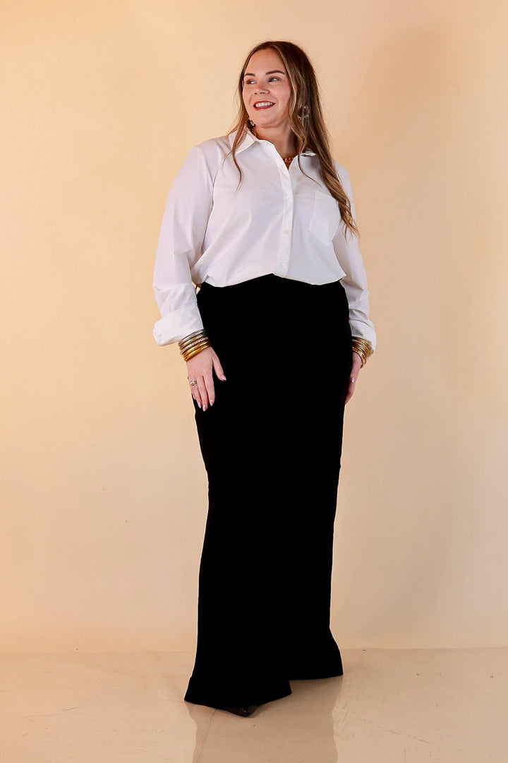 Judy Blue Make a Statement Palazzo Wide Leg Jeans in Black