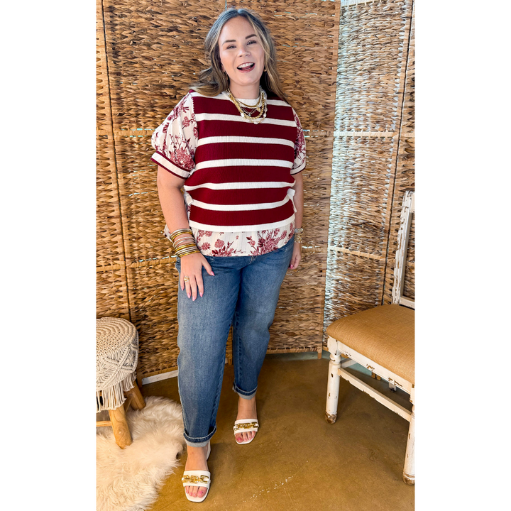 Judy Blue | Feeling Posh Soft Barrel Denim Jean in Dark Wash