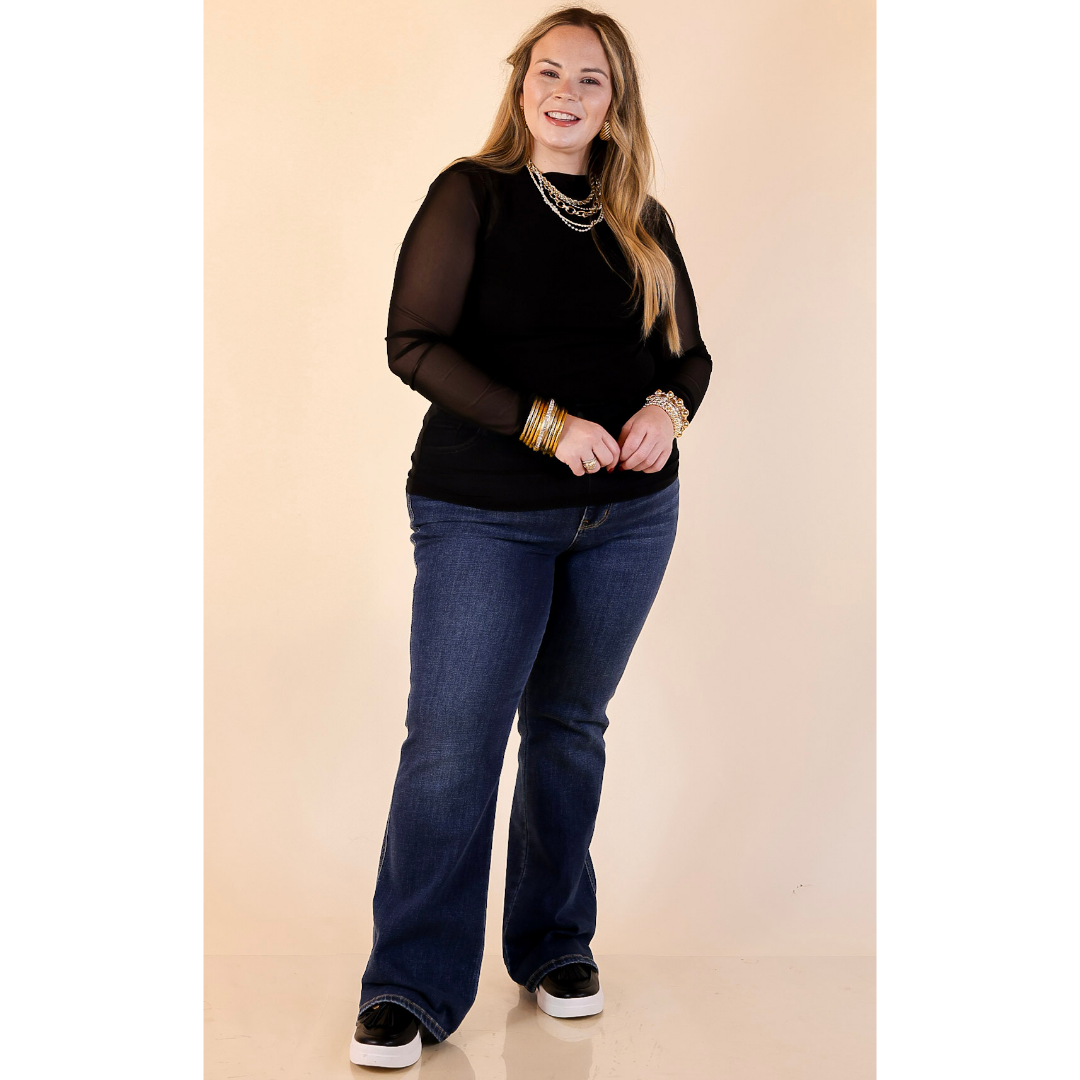 Judy Blue | Style Comes Easy Boot Cut Jeans in Dark Wash