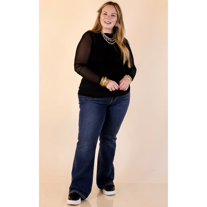 Judy Blue | Style Comes Easy Boot Cut Jeans in Dark Wash