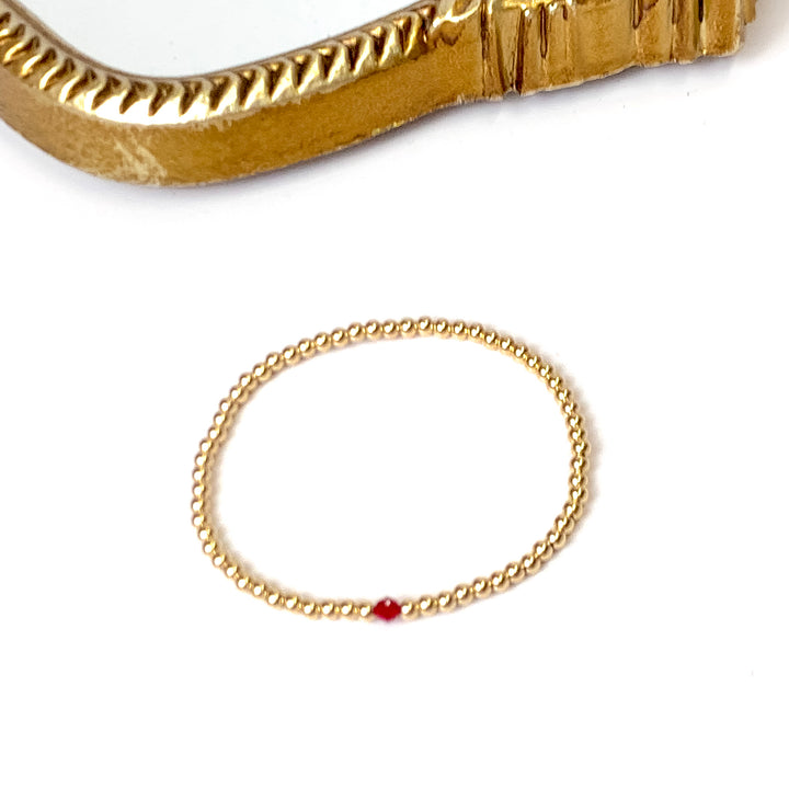 Beaded Blondes | Birthstone Swarovski Crystal Bracelet - Giddy Up Glamour Boutique