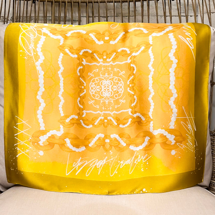 KB's Canvas | Madison Link Scarf in Yellow