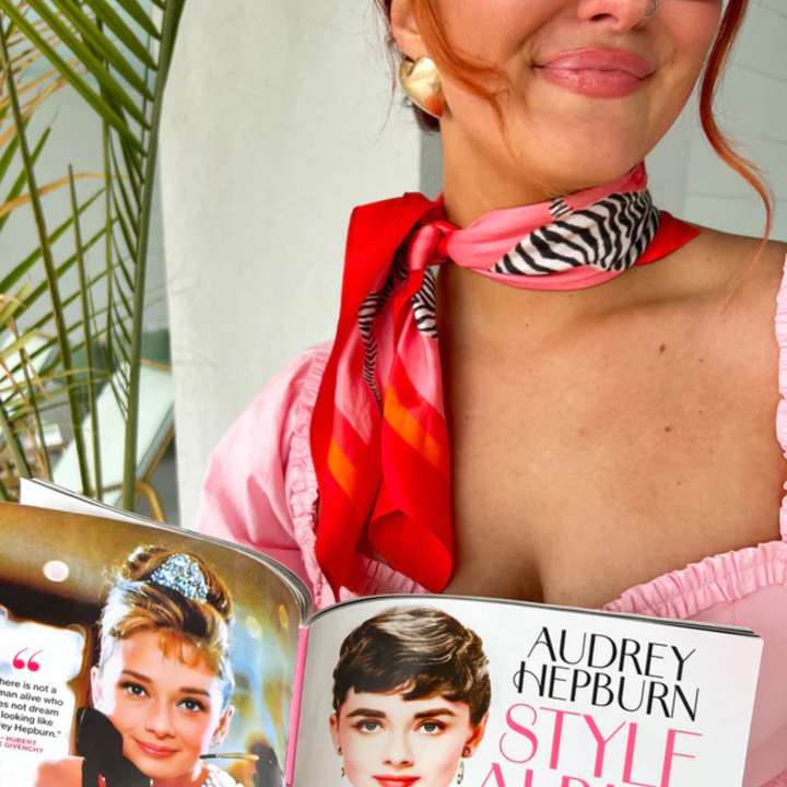 KB's Canvas | Rain or Shine Zebra Print Scarf in Pink