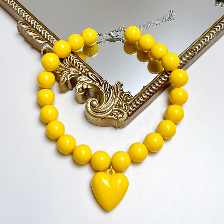 Fancy &amp; Co | Sweetheart Statement Necklace in Multiple Color Options