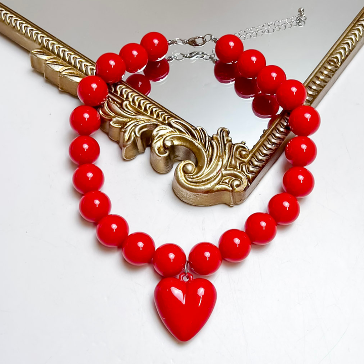 Fancy &amp; Co | Sweetheart Statement Necklace in Multiple Color Options