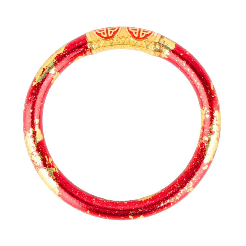 BuDhaGirl | KOI Tzubbie All Weather Bangle in Rouge (Red)