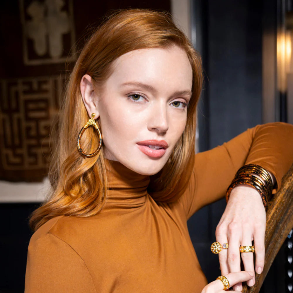 BuDhaGirl | KOI All Weather Earrings in Leopard