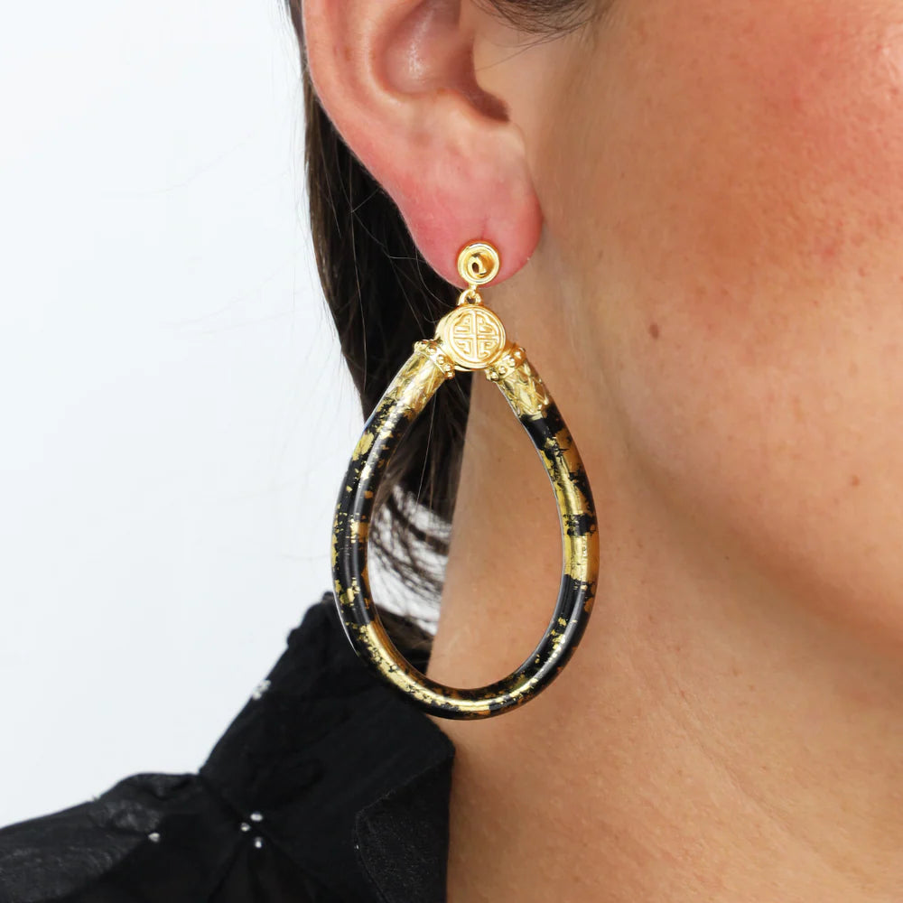 BuDhaGirl | KOI All Weather Earrings in Noir