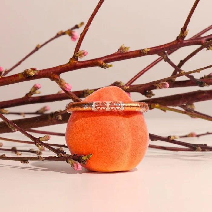 BuDhaGirl | KOI Tzubbie All Weather Bangle in Peche (Peach)