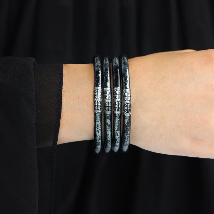 BuDhaGirl | Set of Four | KOI All Weather Bangles in Shadow