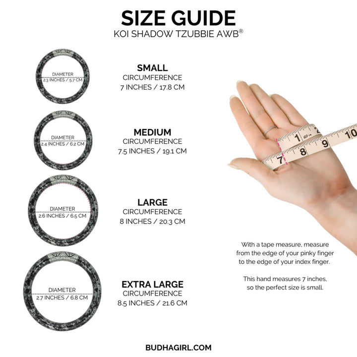 BuDhaGirl | KOI Tzubbie All Weather Bangle in Shadow