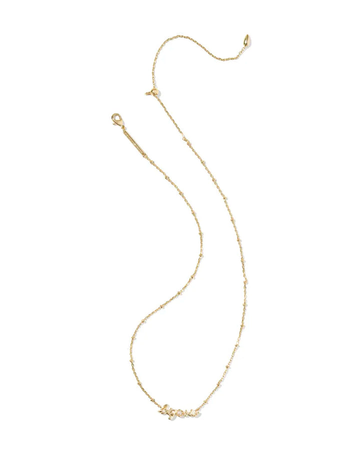 Kendra Scott | Big Sis Gold Short Pendant Necklace