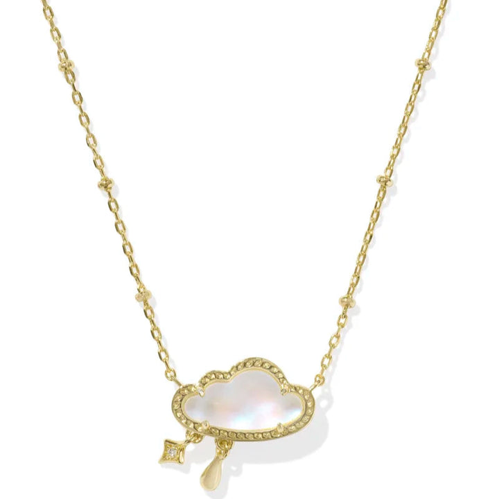 Kendra Scott | Celeste Cloud Gold Short Pendant Necklace