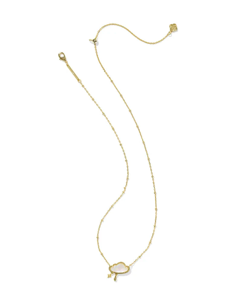 Kendra Scott | Celeste Cloud Gold Short Pendant Necklace