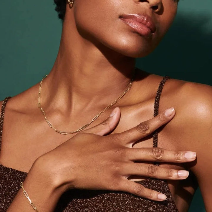 Kendra Scott | Courtney Gold Paperclip Bracelet - Giddy Up Glamour Boutique